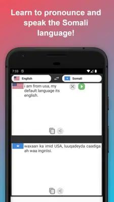 English to Somali Translator android App screenshot 1